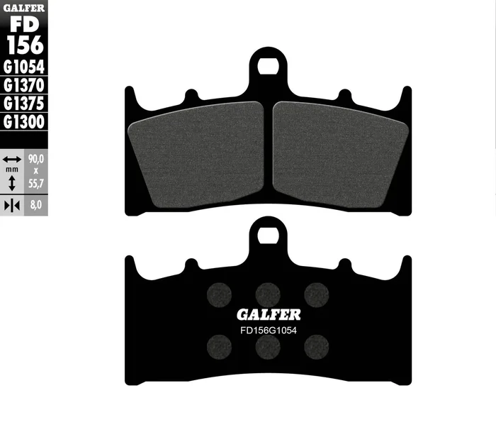 GALFER - FD156G1054 - G-Semi-Metallic Brake Pads