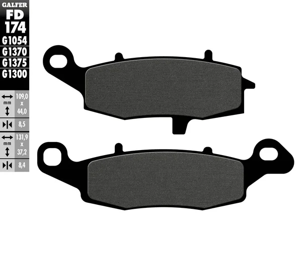 GALFER - FD174G1054 - G-Semi-Metallic Brake Pads