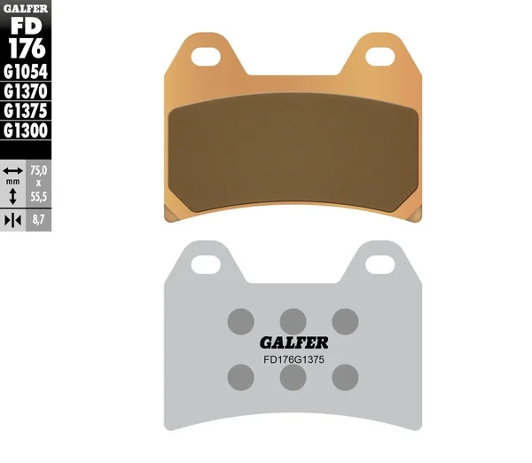 GALFER - FD176G1375 - HH Sintered Brake Pads