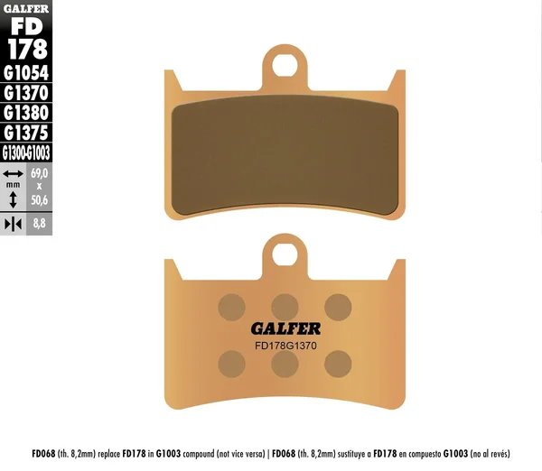 GALFER - FD178G1370 - HH Sintered Brake Pads
