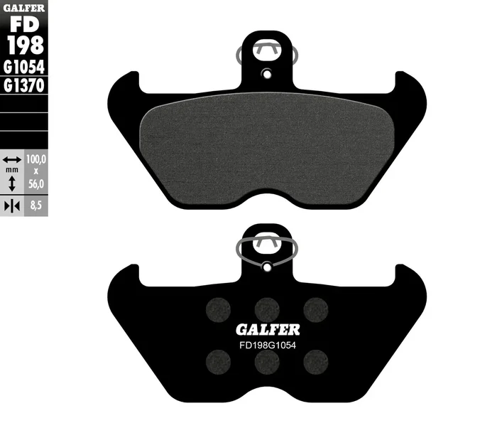 GALFER - FD198G1054 - G-Semi-Metallic Brake Pads