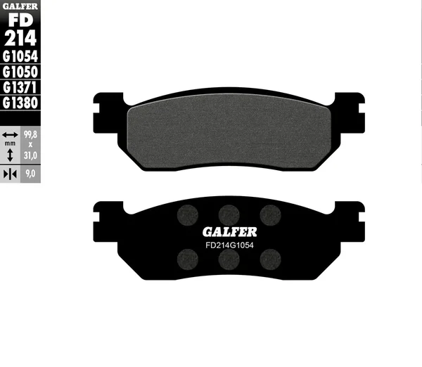GALFER - FD214G1054 - G-Semi-Metallic Brake Pads