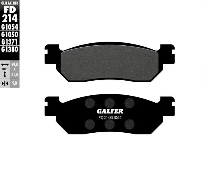GALFER - FD214G1054 - G-Semi-Metallic Brake Pads
