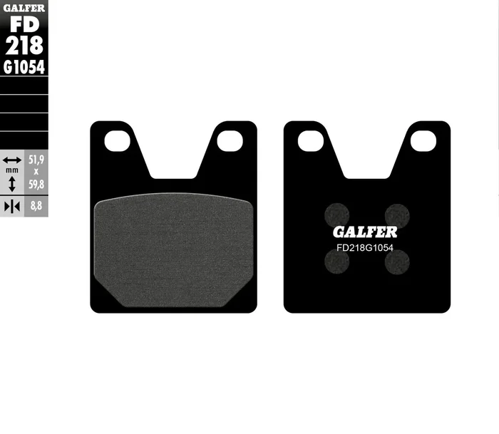 GALFER - FD218G1054 - G-Semi-Metallic Brake Pads