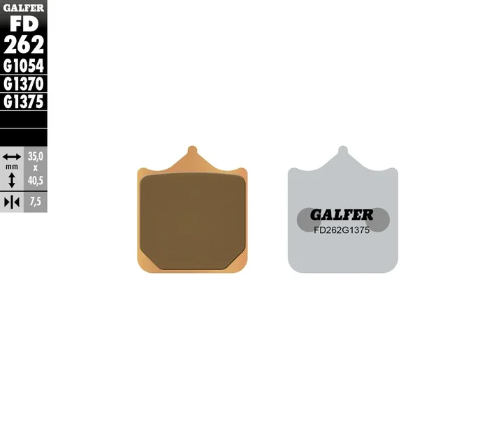 GALFER - FD262G1375 - HH Sintered Brake Pads