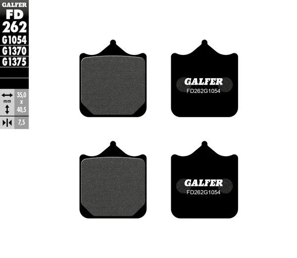 GALFER - FD262G1054 - G-Semi-Metallic Brake Pads