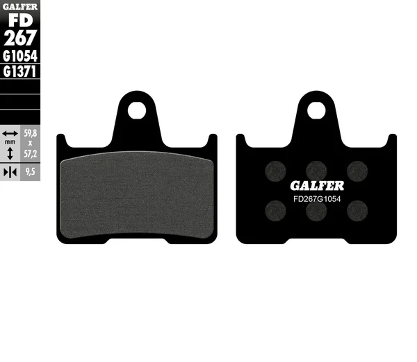 GALFER - FD267G1054 - G-Semi-Metallic Brake Pads