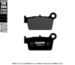 GALFER - FD286G1054 - G-Semi-Metallic Brake Pads