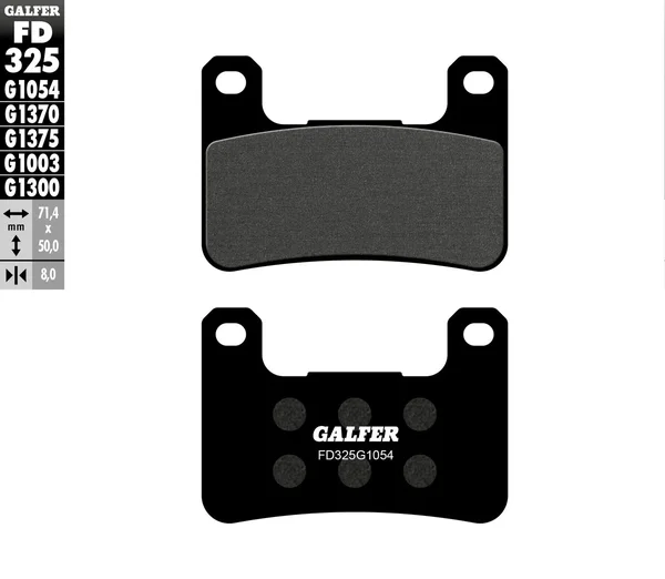 GALFER - FD325G1054 - G-Semi-Metallic Brake Pads