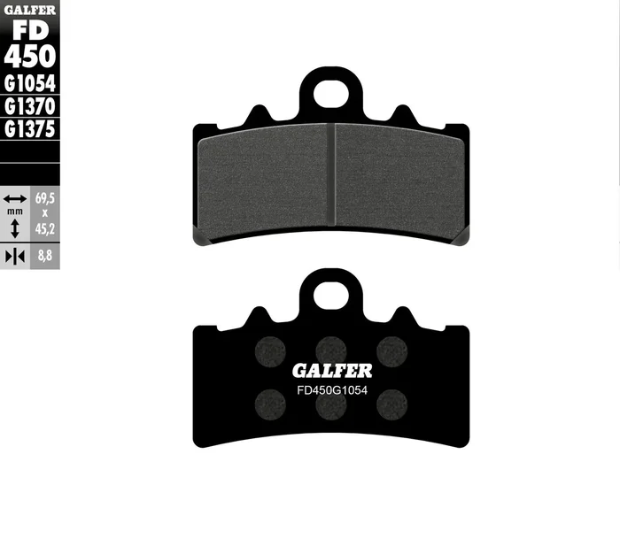 GALFER - FD450G1054 - G-Semi-Metallic Brake Pads