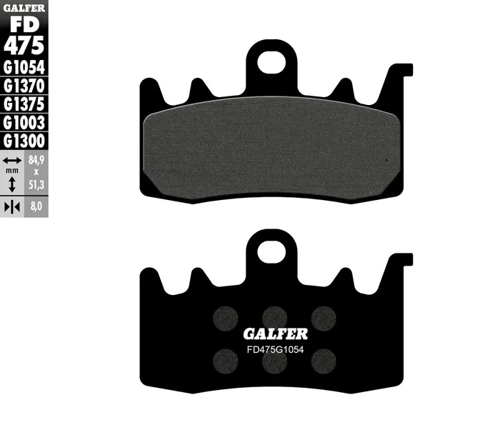 GALFER - FD475G1054 - G-Semi-Metallic Brake Pads