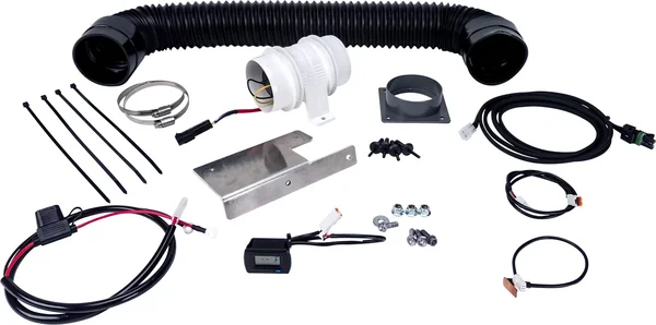 DEI Honda Pioneer 1000 Exhaust Auxiliary Fan Kit - Enhanced Cooling System for Off-Road Vehicles