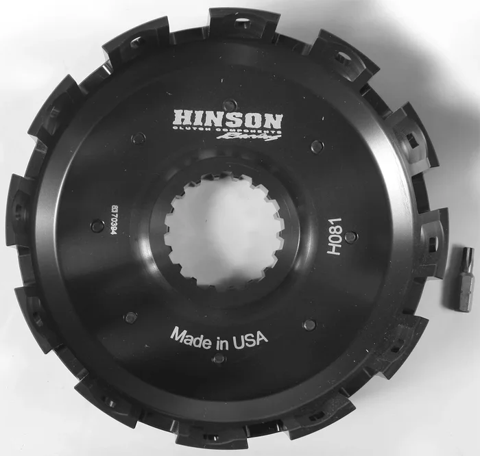 Hinson H081 High Performance Clutch Basket - Durable & Reliable for Powersports Enthusiasts