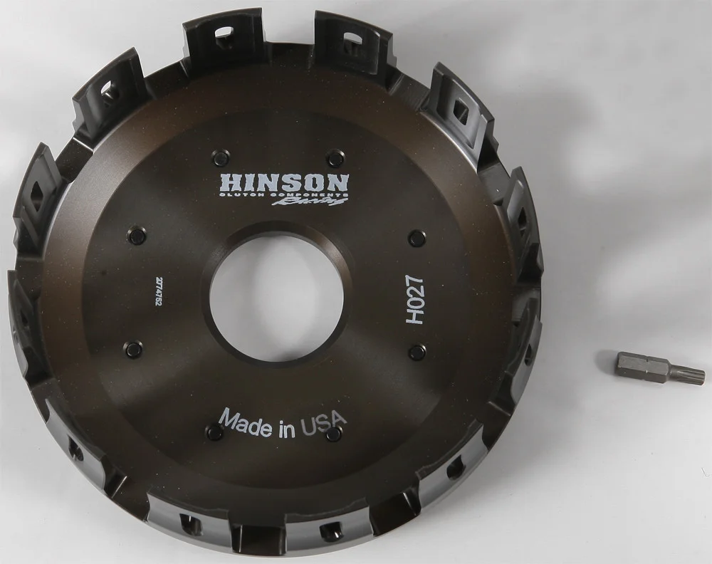 Hinson H027 High Performance Clutch Basket - Durable & Reliable for Powersports Enthusiasts