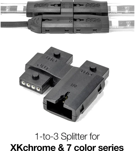 XK GLOW - XK-4P-SPLIT - 1-to-3 Splitter Block