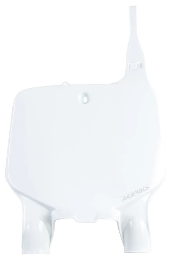 Acerbis Front Number Plate - Durable Body Mount for Powersports Vehicles