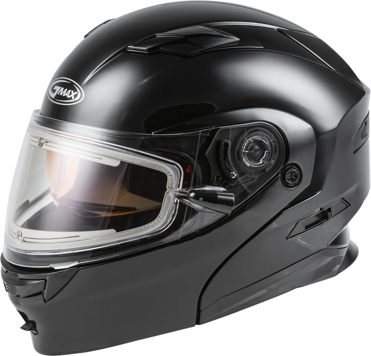 GMAX - M4010029-ECE - MD-01S Modular Snow Helmet Solid w/Quick Release Buckle Electric shield