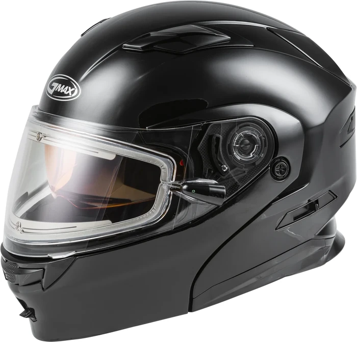 GMAX - M4010023-ECE - MD-01S Modular Snow Helmet Solid w/Quick Release Buckle Electric shield