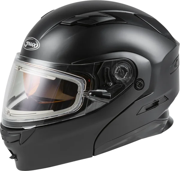 GMAX - M4010074-ECE - MD-01S Modular Snow Helmet Solid w/Quick Release Buckle Electric shield