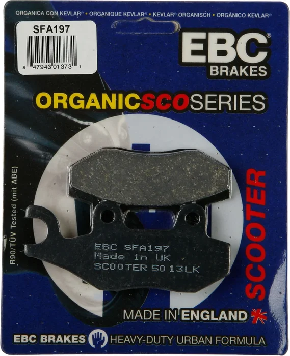 EBC SFA197 Organic Brake Pads - High-Performance Brake Pads for Street & Dirt Bikes