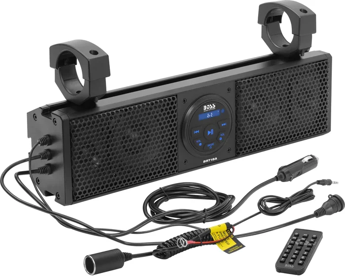 BOSS AUDIO BRT18A Riot UTV Sound Bar - High-Power Bluetooth Audio System for Off-Road Vehicles