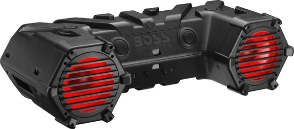 BOSS AUDIO ATV95LRGB High-Power ATV/UTV Speaker System - Waterproof, Durable Off-Road Audio