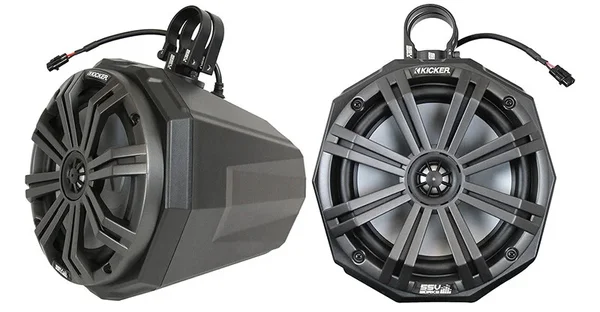SSV WORKS Cage Mount Pod Speakers - 6.5" Audio System for Side by Sides