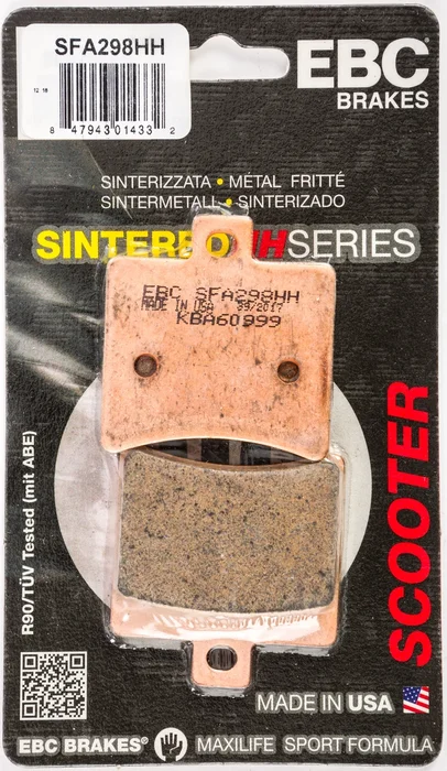 EBC SFA298HH Sintered HH Brake Pads - High-Performance Street/Sport Brake Pads