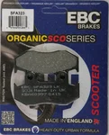EBC Brakes Organic Brake Pads for Street & Dirt Bikes - SFA323 (NAO Compound, Fade-Resistant)