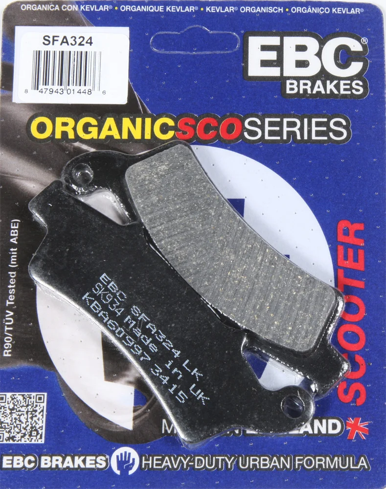 EBC Brakes Organic Brake Pads - Superior Stopping Power for Street & Dirt Bikes