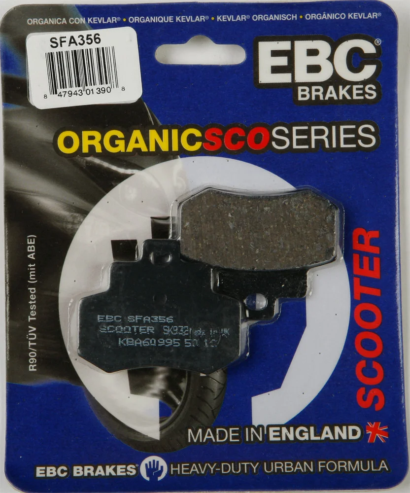 EBC SFA356 Organic Brake Pads - High-Performance Brake Pads for Street & Dirt Bikes