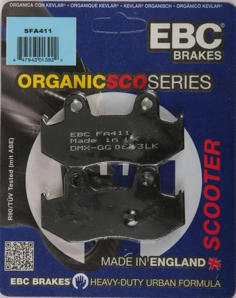 EBC Organic Brake Pads - Premium Organic Brake Pads for Street & Dirt Bikes