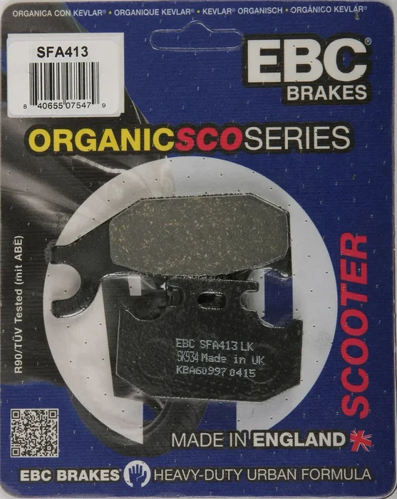 EBC SFA413 Organic Brake Pads - High-Performance Brakes for Street & Dirt Bikes