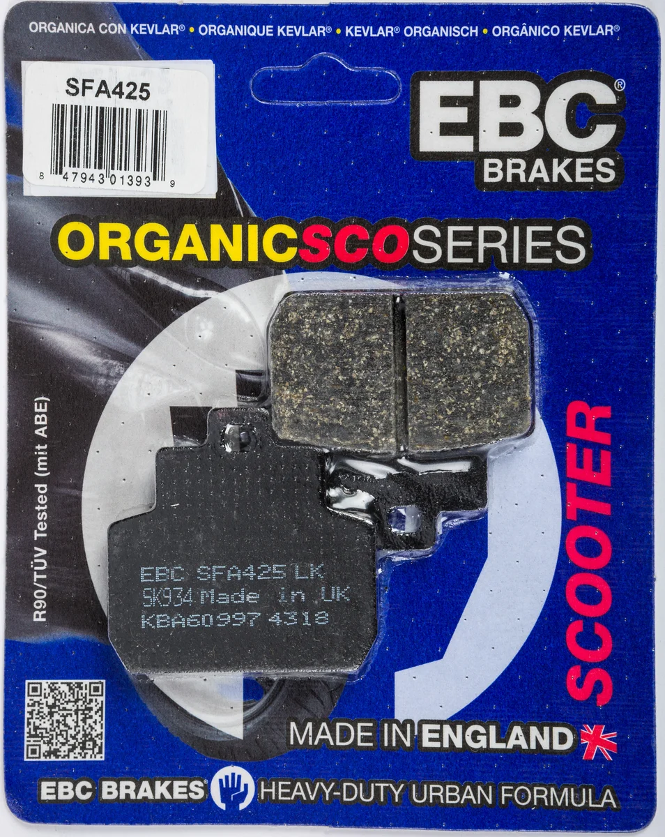 EBC SFA425 Organic Brake Pads - High-Performance Brakes for Street & Dirt Bikes