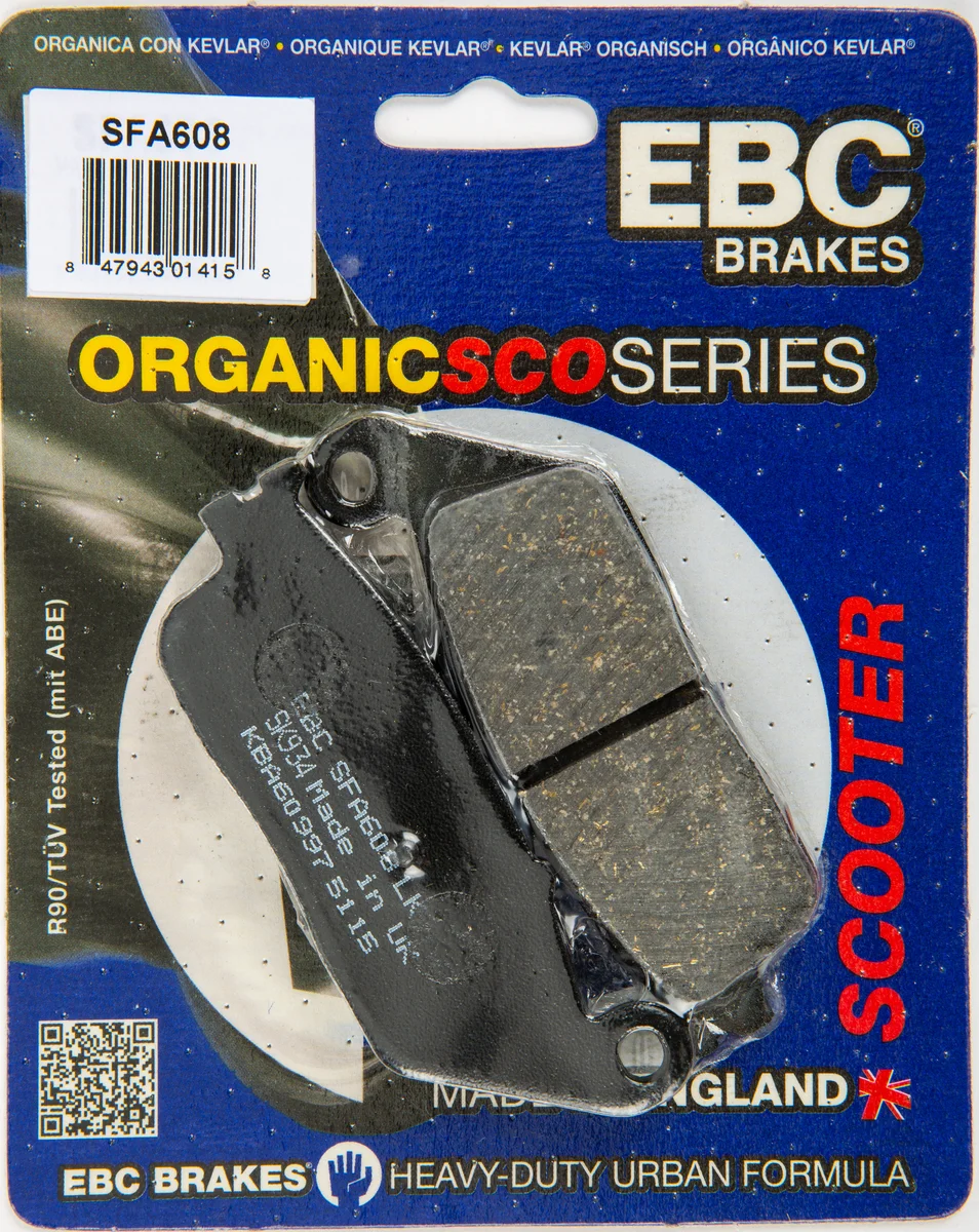 EBC SFA608 Organic Brake Pads - High-Performance Brakes for Street & Dirt Bikes
