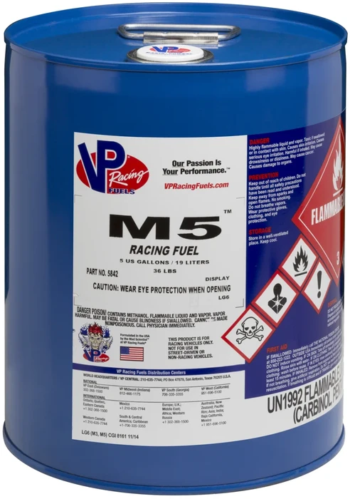 VP RACING M5 VP Fuel - High-Octane Racing Fuel Additive for Enhanced Power & Efficiency