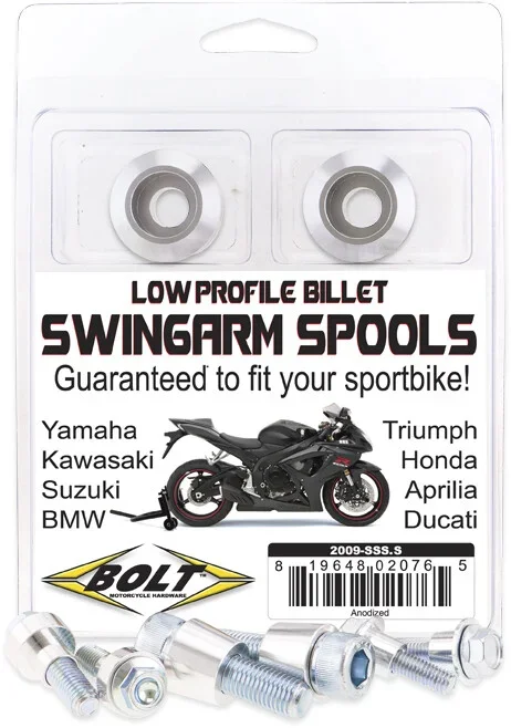 BOLT 2009-SSS.S Universal Swingarm Spools - Durable Suspension Spool for Off-Road Vehicles