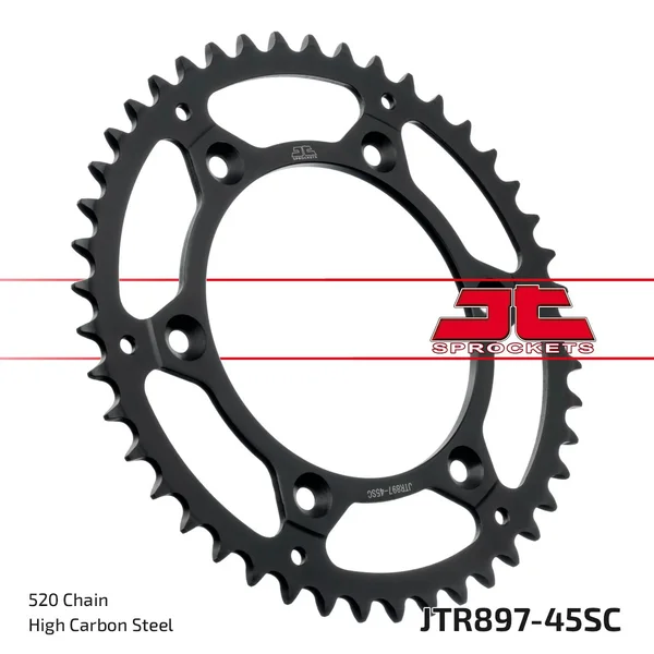 JT - JTR897.45SC - Steel Rear Sprocket