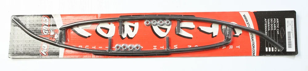 STUD BOY POL-R2370-90 Round Bar Runners - Durable Carbide Inserts for Superior Control on Skis & Snowmobiles