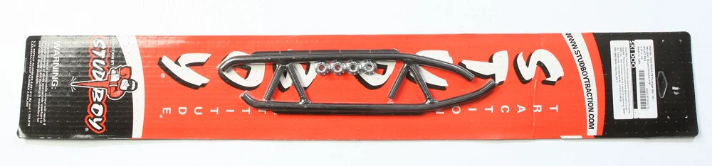 STUD BOY DOO-R2410-75 Round Bar Runners - Virgin Carbide Inserts for Superior Control on Skis & Snowmobiles