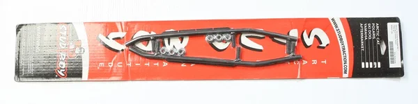 STUD BOY Round Bar Runners - Durable Carbide Inserts for Skis & Snowmobiles