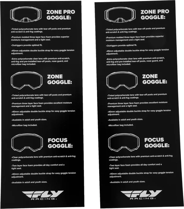 FLY RACING - 360-0001 - MX Bullet Point Magnet