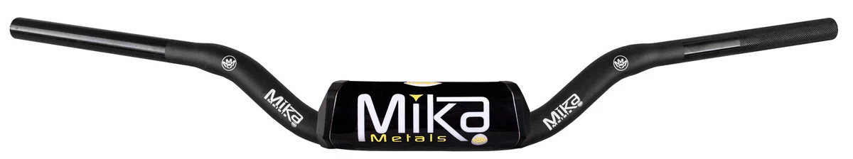MIKA METALS - MK-FTW-BLACK - Raw Series Flat Track Handlebar