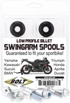BOLT Universal Swingarm Spools - Durable Delrin Suspension Spools for Powersports