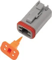 NAMZ CUSTOM CYCLE - DP-4G - Deutsch DT Plug and Wedgelock