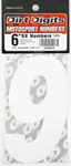 DIRT DIGITS SX63W-9 Super X Competition Stick-on Numbers - Competition-Approved Graphics/Decals