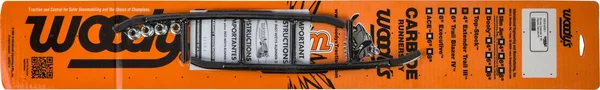 WOODYS ESD3-9255 4" Carbides & Runners - Durable Ski Components for Enhanced Performance