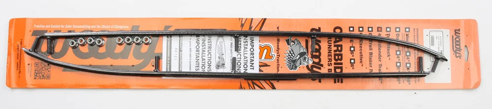 WOODYS EYV3-0608 4" Carbides & Runners - Durable Ski Components for Enhanced Performance