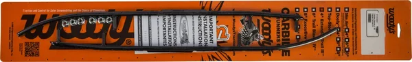 WOODYS EYV3-6300 4" Carbides & Runners - Durable Ski Components for Enhanced Performance