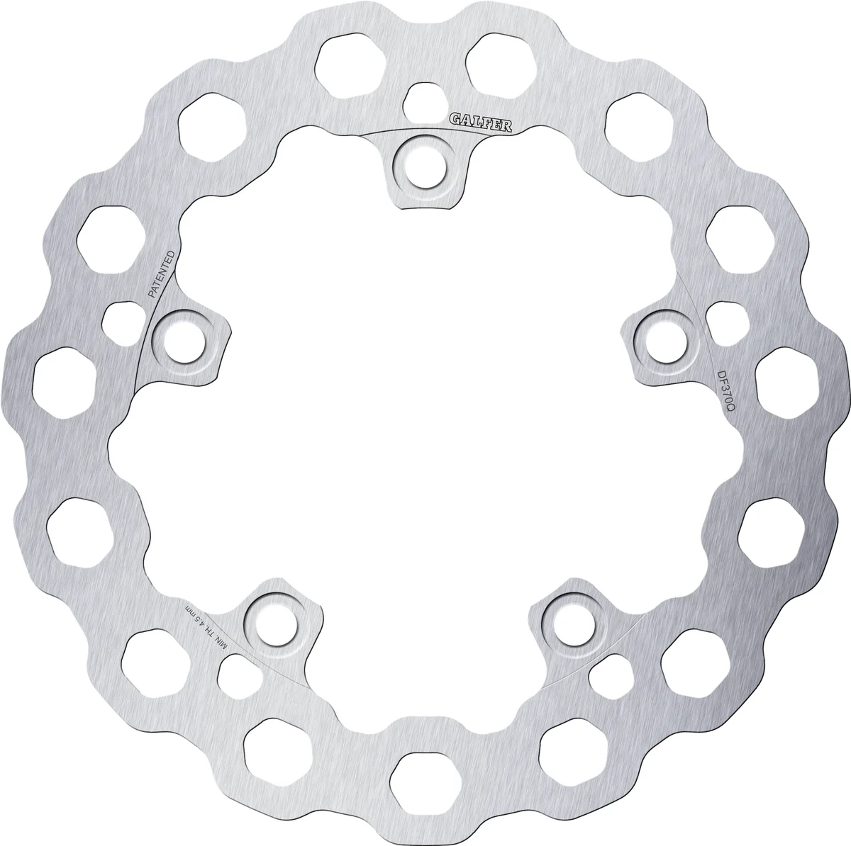 GALFER - DF370Q - Fixed Rear Cubiq Brake Rotor